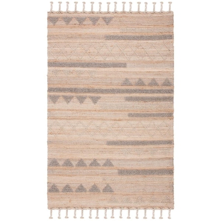 Safavieh 3 x 5 ft. Natural Bohemian Rectangle Flat Weave Rug Natural & Beige NAT278A-3